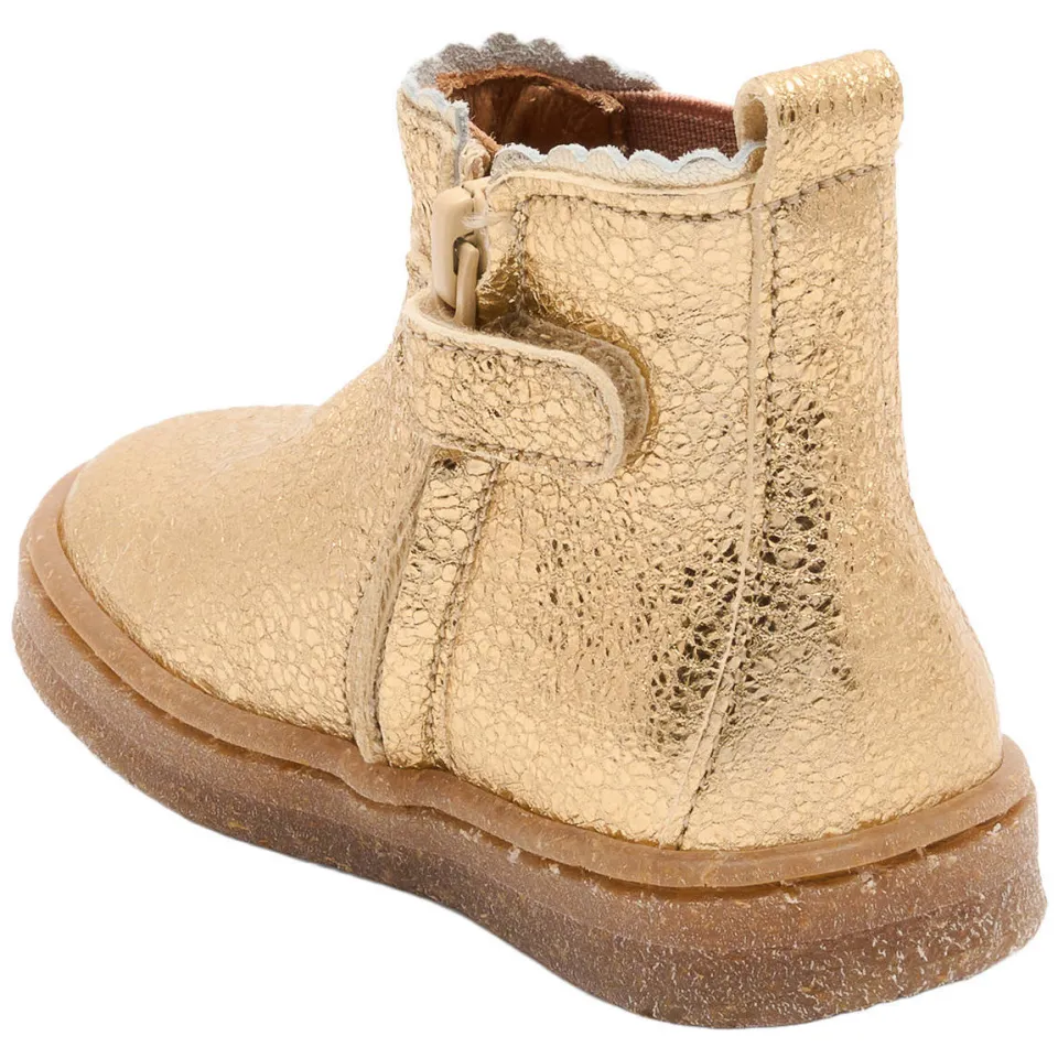 Bisgaard leren enkelboots - goud, foto 3