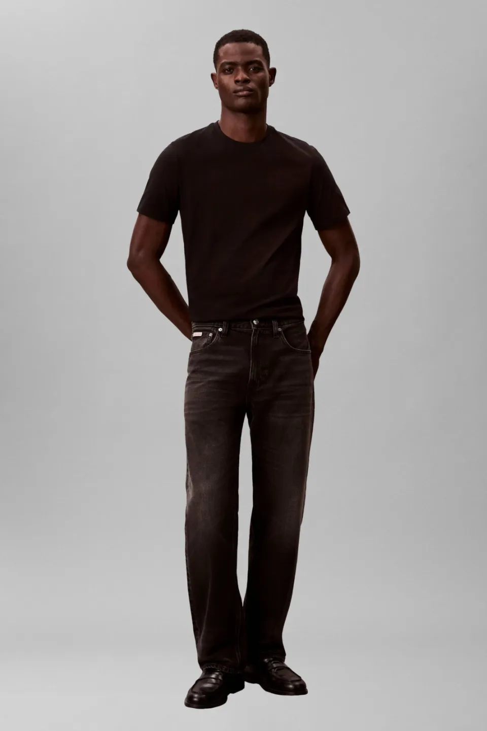Calvin Klein JEANS regular T-shirt zwart