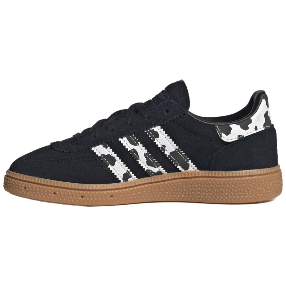 Adidas Originals Handbal Spezial suède sneakers met koeienprint - zwart/wit, foto 5