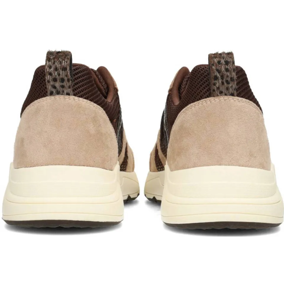 POSH by Poelman Poelman Carocel lage sneakers bruin, foto 4