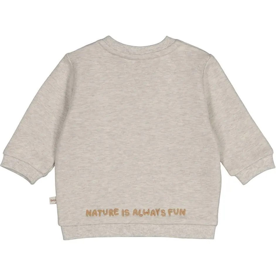 Feetje sweater met print - grijs, foto 3