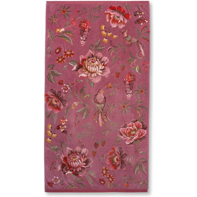 Pip Studio Secret Garden strandlaken roze