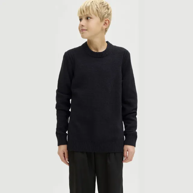 Jack & Jones JUNIOR pullover zwart gebreid