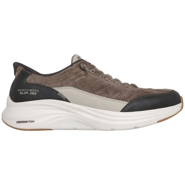 Skechers Contour Foam-Cordelux Slip-ins Sneakers Heren Groen