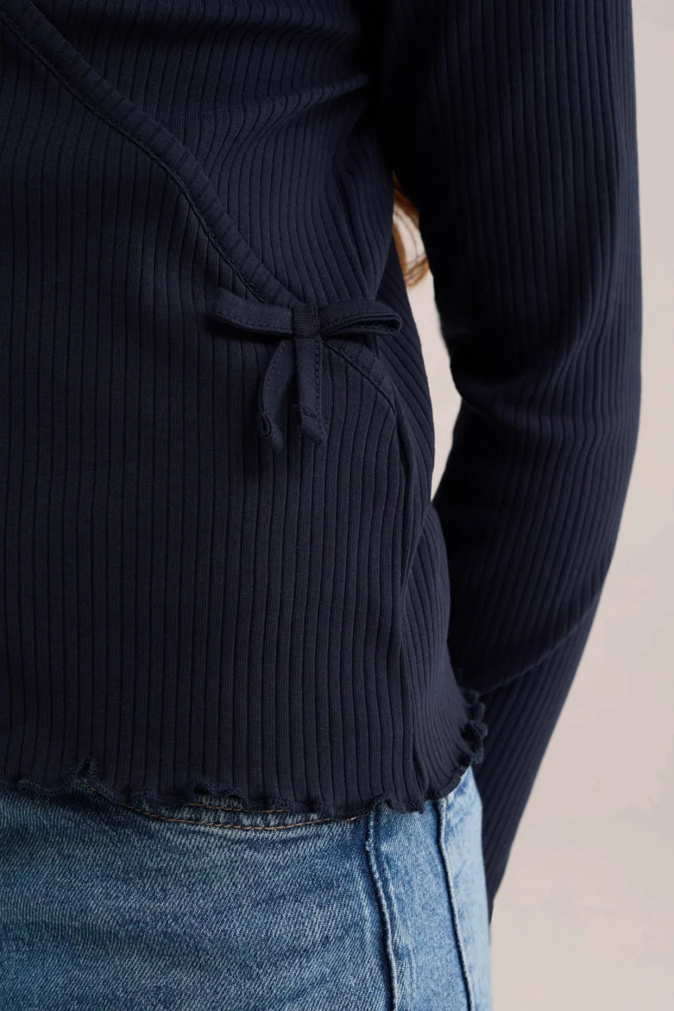 WE Fashion longsleeve donkerblauw, foto 5