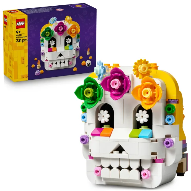 Lego Seasons and Occasions Altaar van de Doden Día de los Muertos Schedel Bouwpakket 40811