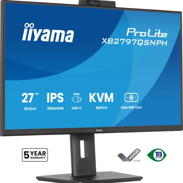 Iiyama ProLite XB2797QSNPH-B1 monitor zwart