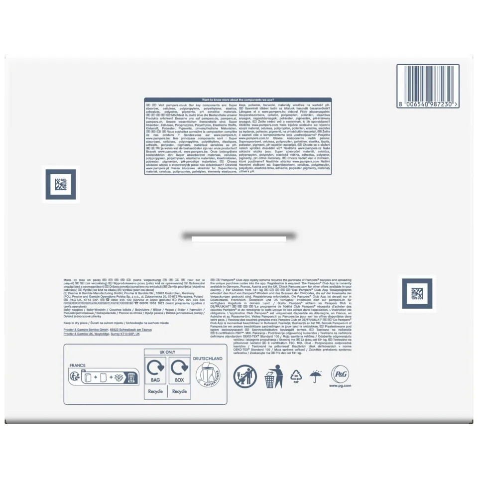 Pampers Harmonie Maat 6 maandbox - 144 luiers - 13kg+