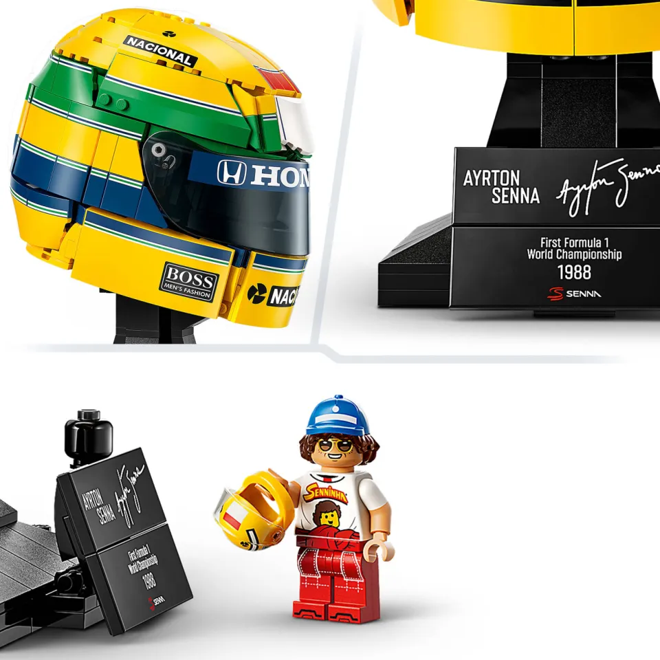 Lego Editions Formula 1 Helm van Ayrton Senna F1 Auto Helm Bouwpakket 43024, foto 7