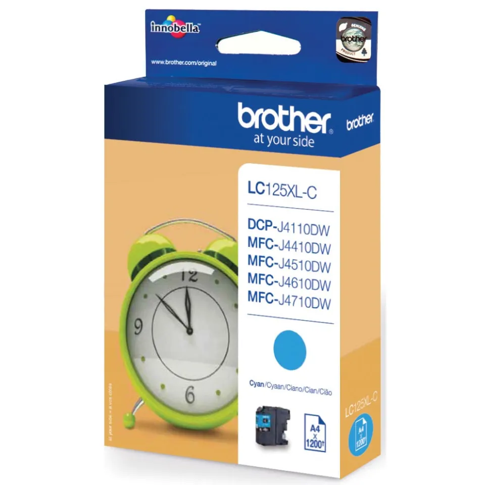 Brother LC-125XLC inktcartridge cyaan