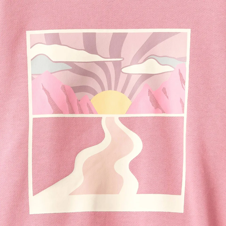 Wheat sweater met print - roze, foto 3