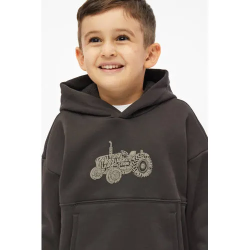 s.Oliver hoodie met print - donkerbruin, foto 5