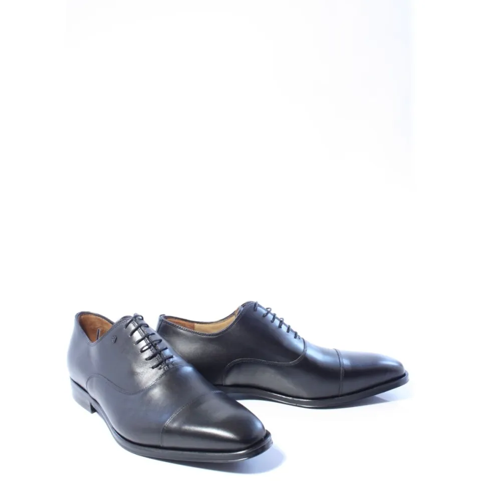 Floris Van Bommel Raffa 02.02 leren veterschoenen zwart, foto 2