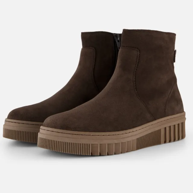 Gabor Gabor Enkellaarzen bruin Suede H-Leest