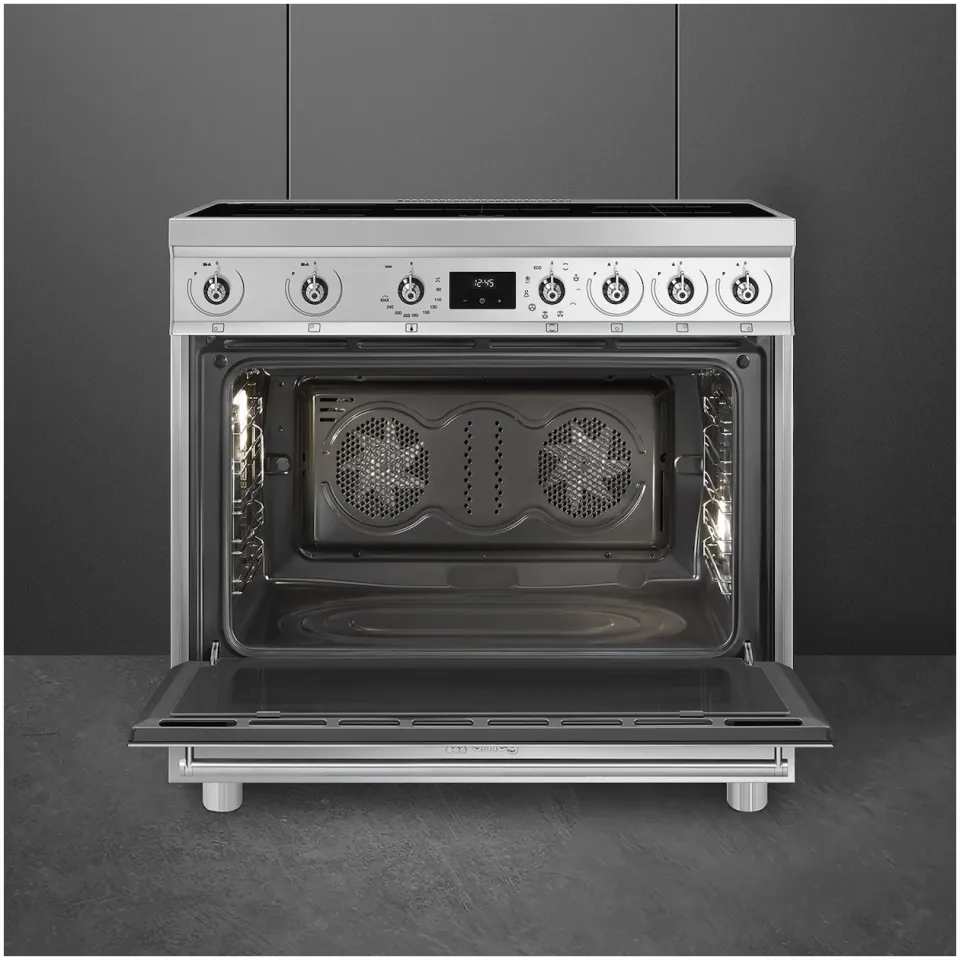 Smeg C9IMX2 inductiefornuis RVS, foto 4