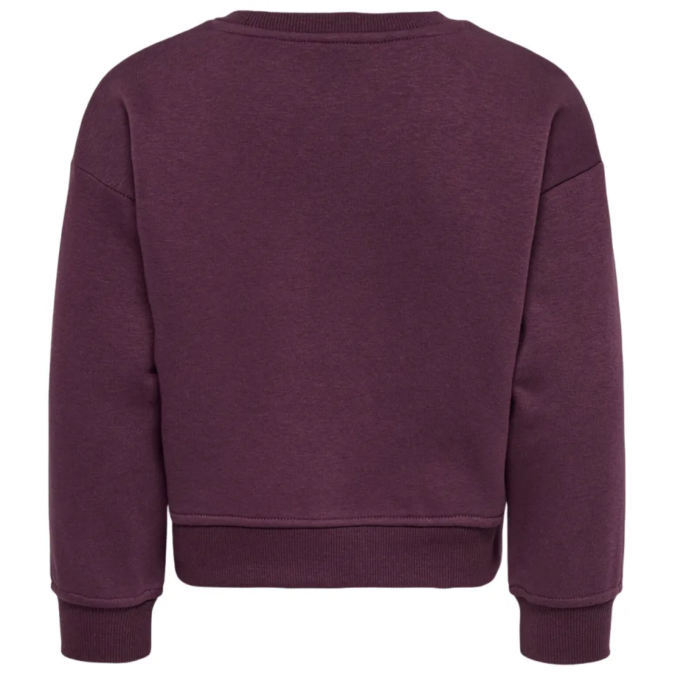 KIDS ONLY MINI rechtvallende sweater met tekst - paars, foto 5