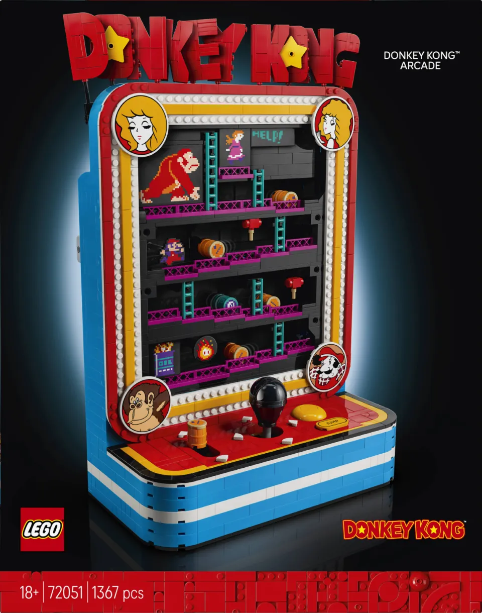 Lego Super Mario Donkey Kong-Arcadekast Bouwpakket voor Volwassenen 72051