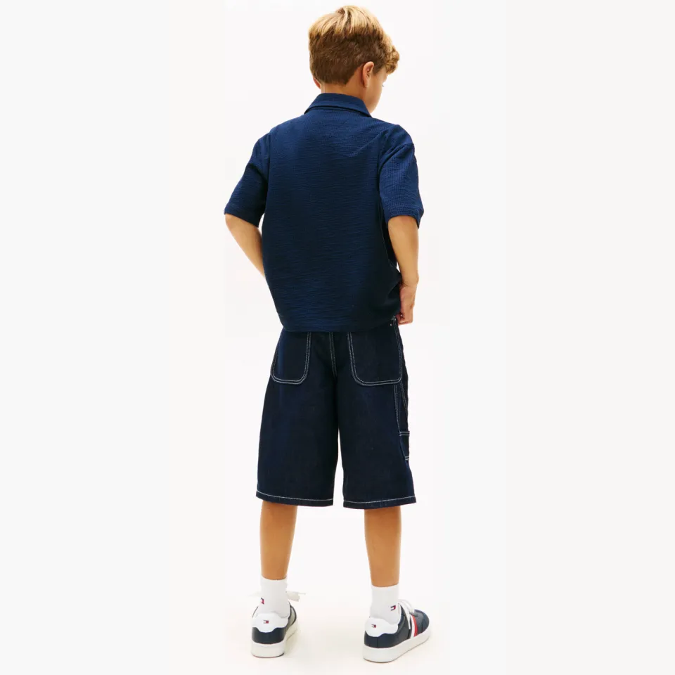 Tommy Hilfiger overhemd donkerblauw, foto 3
