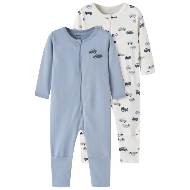 NAME IT Baby pyjama set van 2 blauw, foto 2
