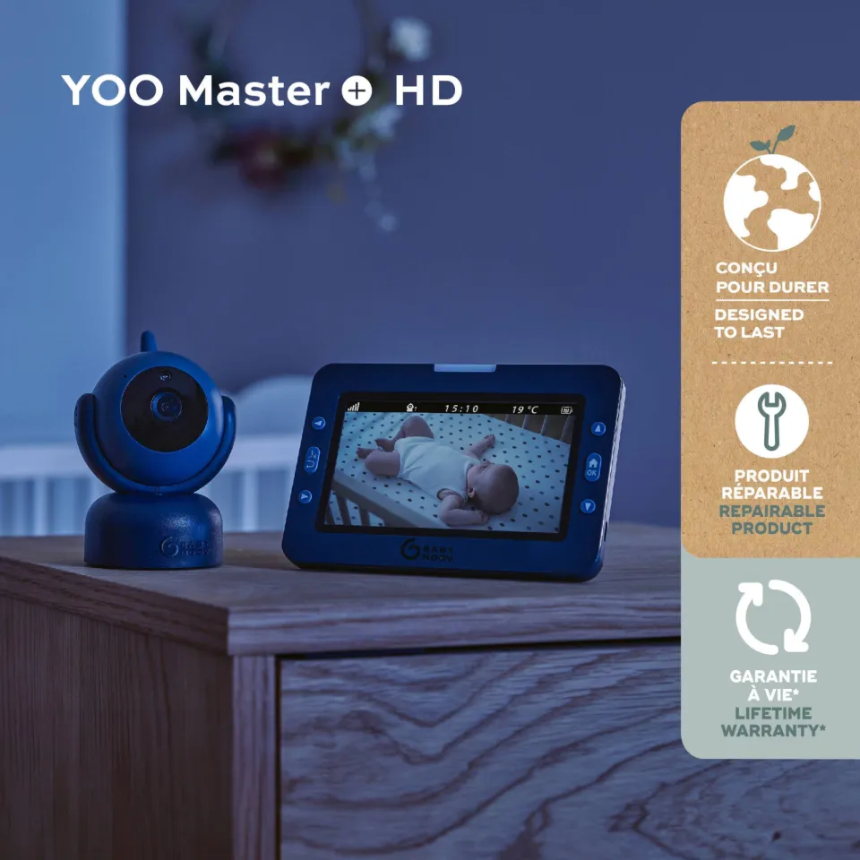 Babymoov Gemotoriseerde Video Babyfoon YOO Master + HD, foto 3