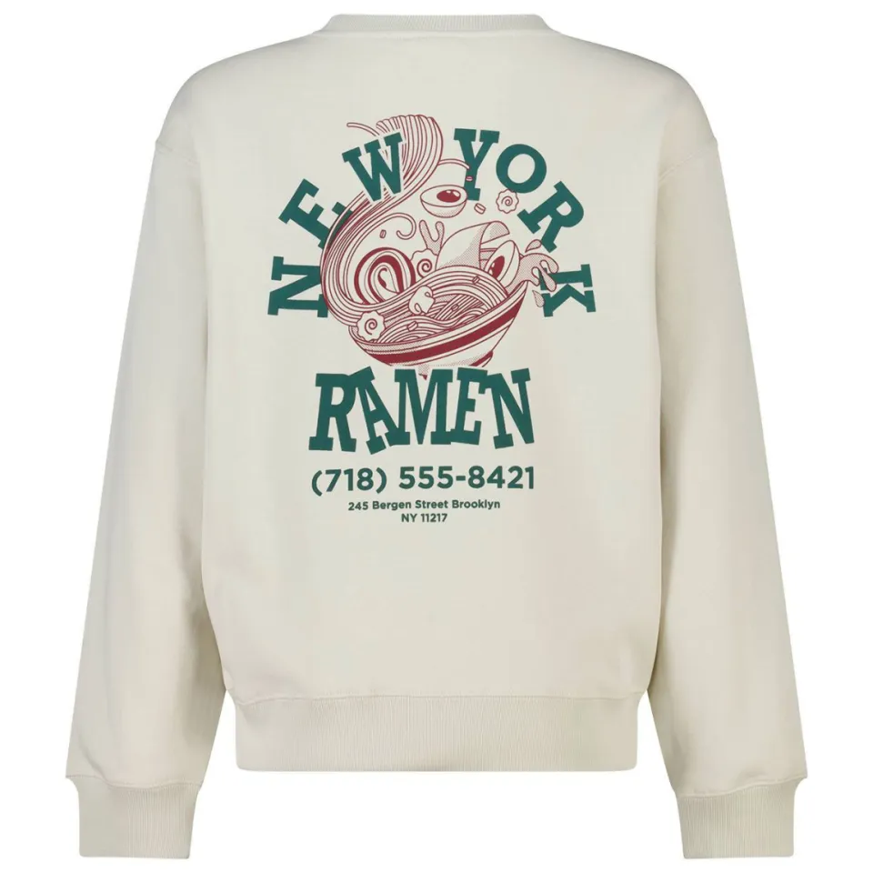 America Today sweater met backprint - beige, foto 3