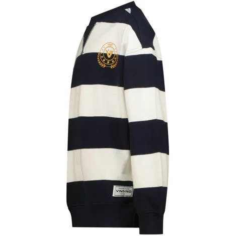 Vingino gestreepte sweater - donkerblauw/wit Streep, foto 3