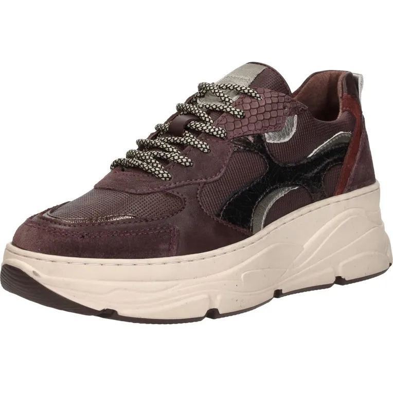Sub55 sneakers laag bordeaux, foto 3