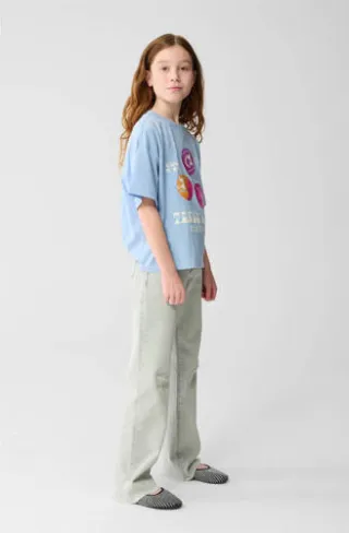 Shoeby high waist straight leg jeans grey denim, foto 3