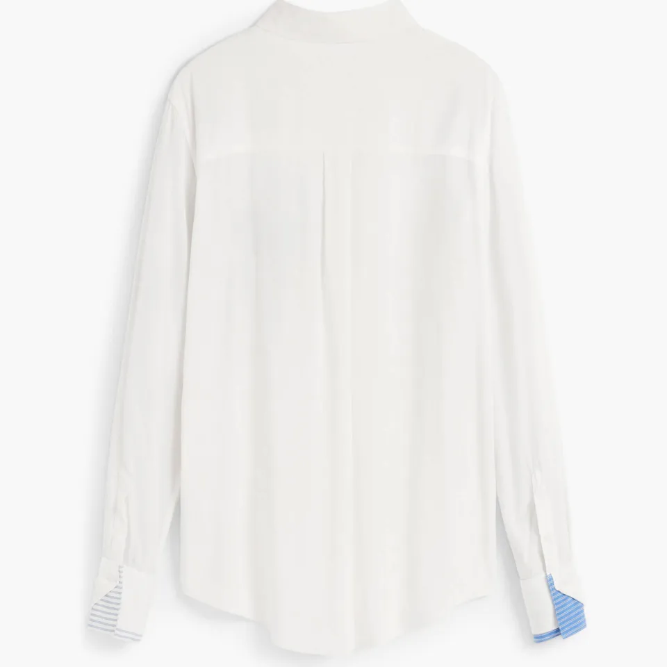 Desigual blouse met print - wit, foto 3