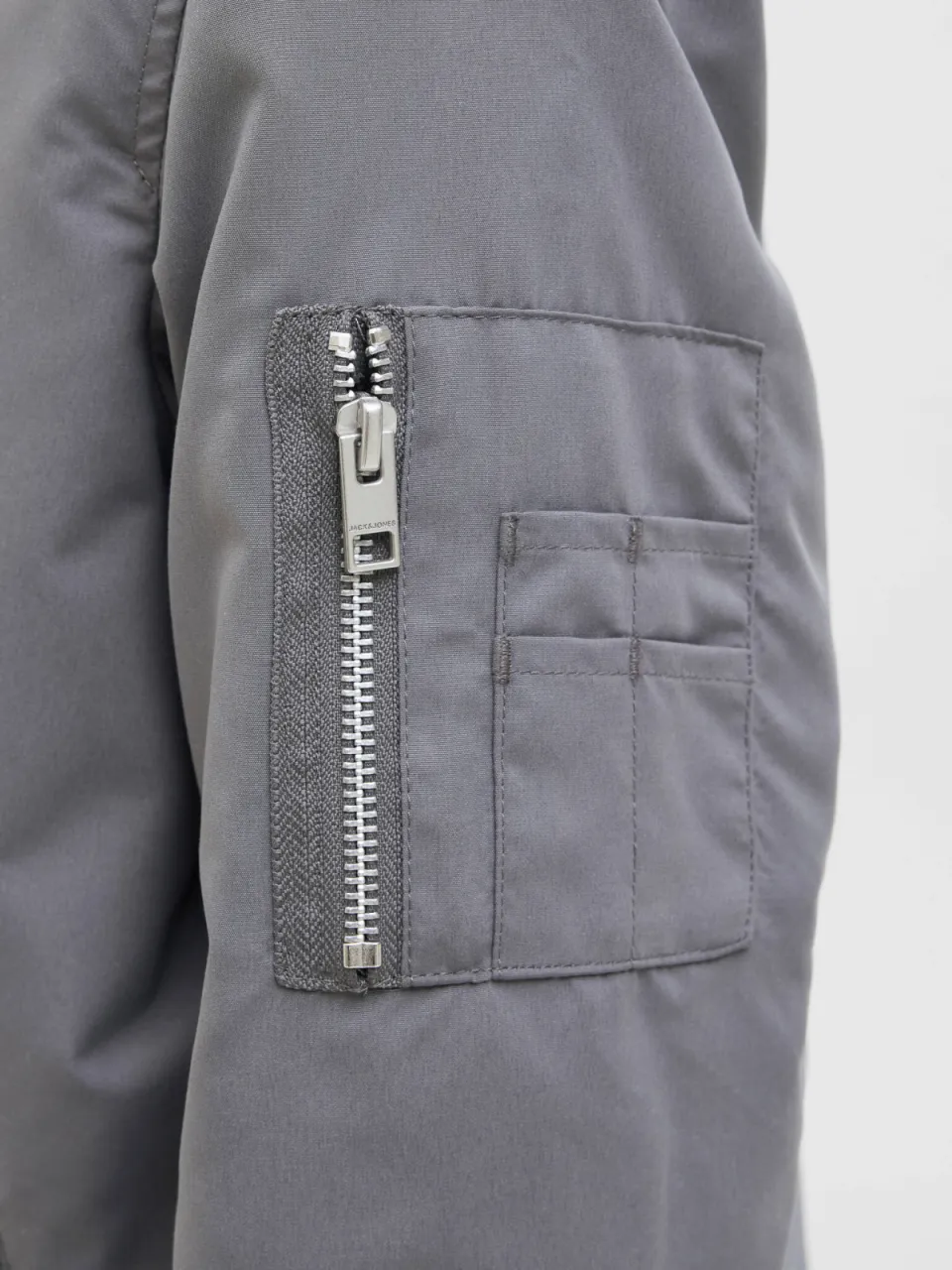 Jack & Jones JJERUSH bomberjack grijs, foto 4