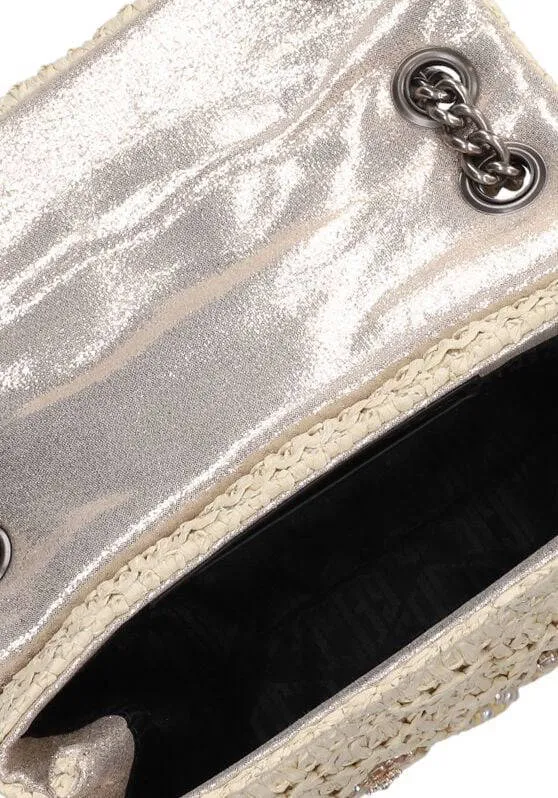 Kurt Geiger Kensington mini schoudertas creme, foto 4