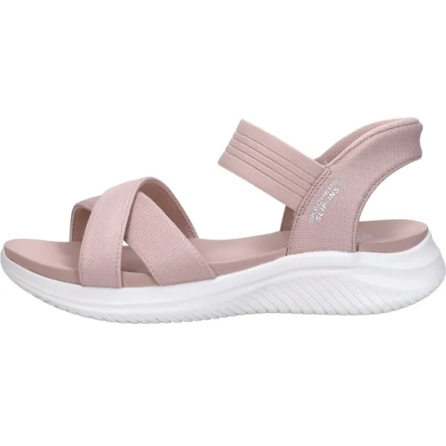 Skechers Slip-ins Ultra Flex 3.0 platte sandalen roze, foto 2