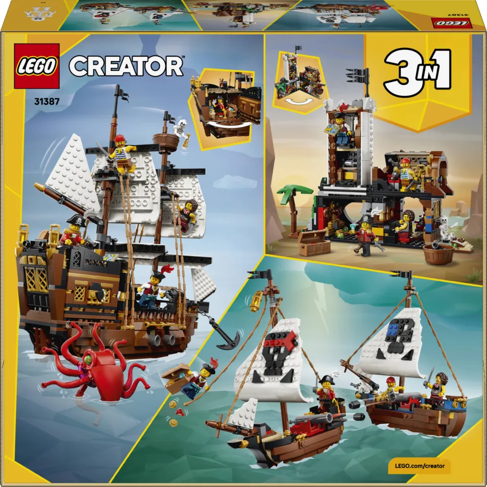 Lego Creator Klassiek piratenschip 31387, foto 4