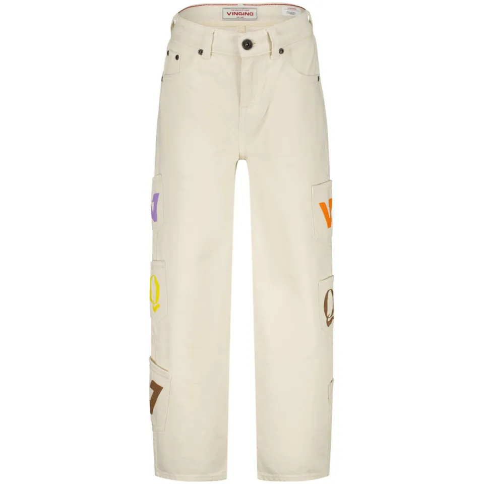 Quinns by Vingino Lorenzo loose fit jeans wit, foto 2