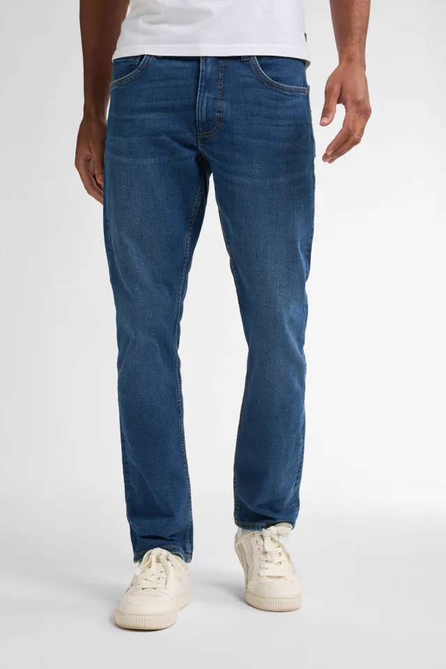 Petrol Industries STARLING straight leg jeans medium used blauw, foto 4