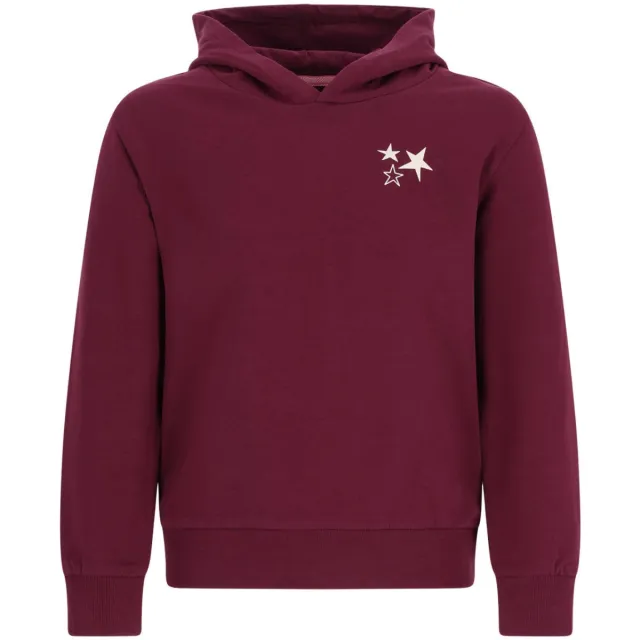 TYGO & vito hoodie met backprint - donkerrood, foto 2
