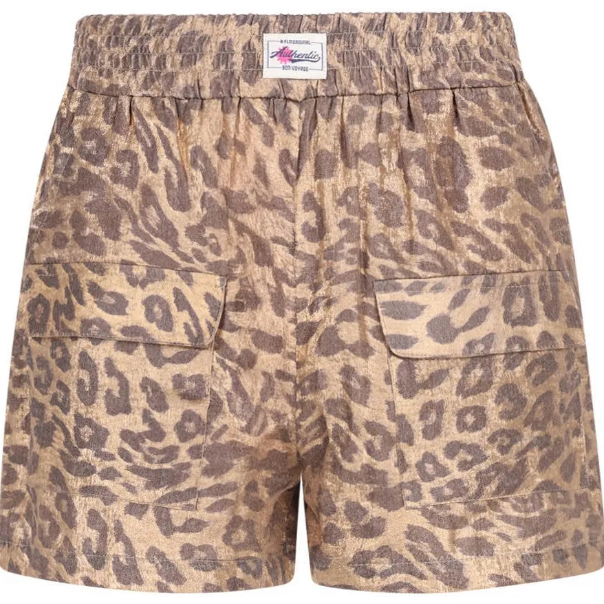Like Flo Young korte broek met panterprint bruin, foto 2