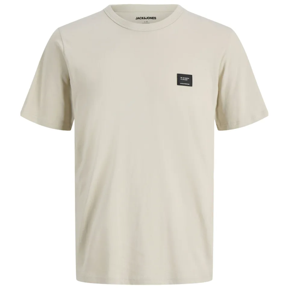 Jack & Jones T-shirt ecru effen, foto 2