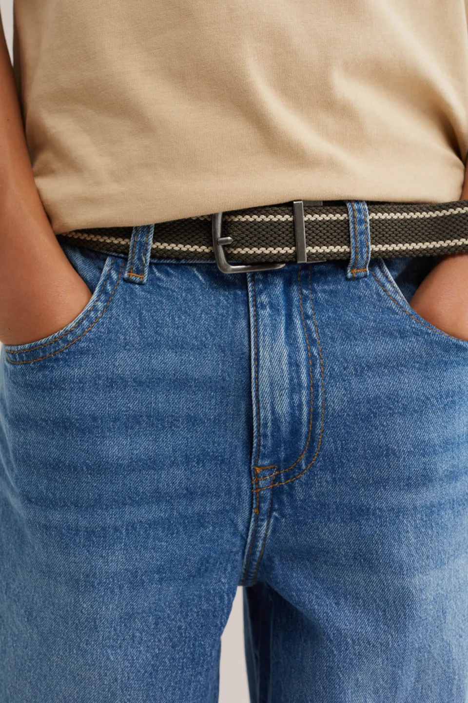 WE Fashion riem donkergroen, foto 4