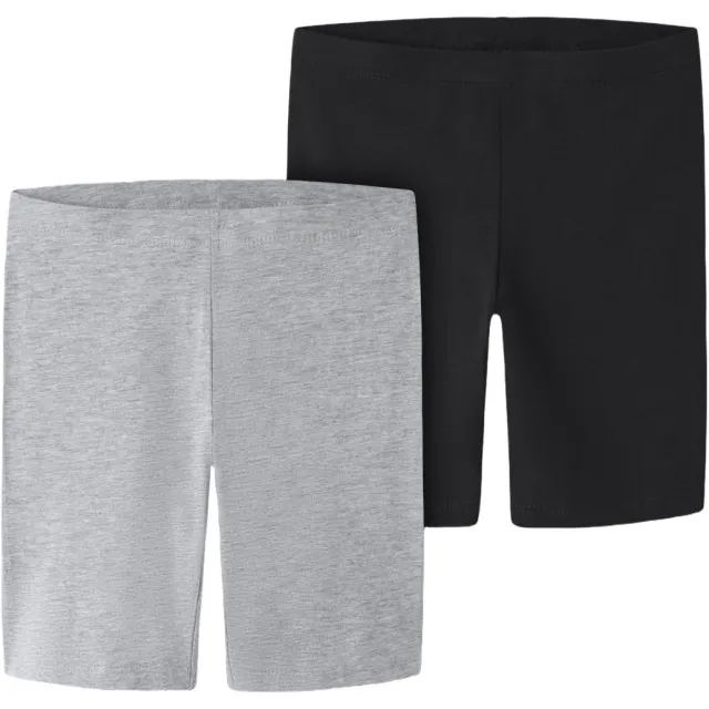 NAME IT KIDS bikershort zwart/grijs melange