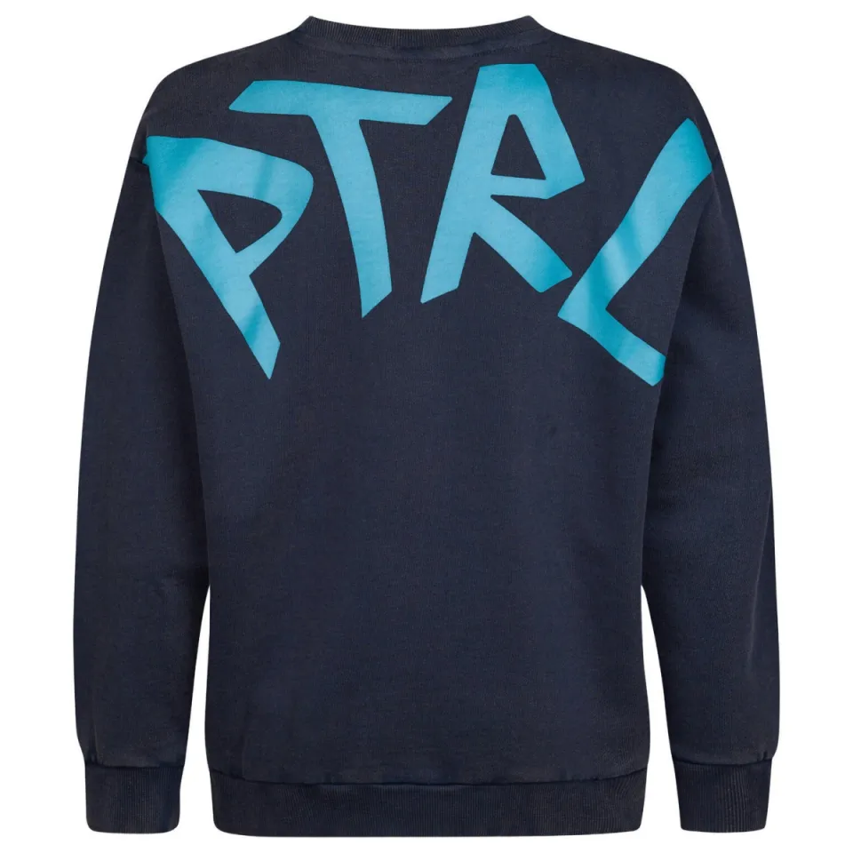 Petrol Industries sweater met backprint - donkerblauw, foto 3