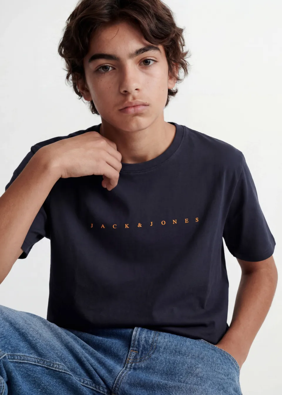 Jack & Jones Junior JJESTAR t-shirt donkerblauw, foto 3