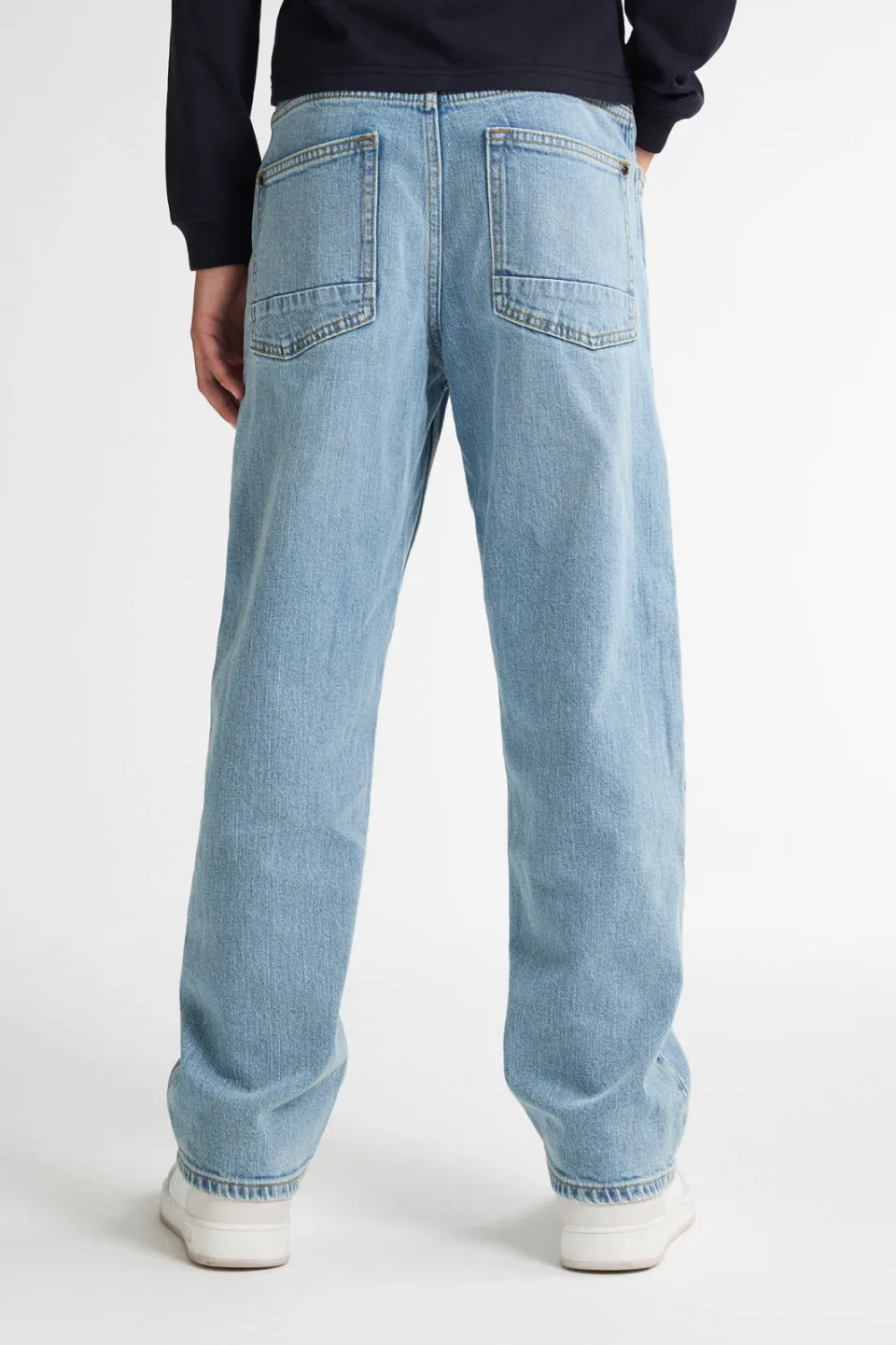 Petrol Industries loose fit jeans light blue denim, foto 4