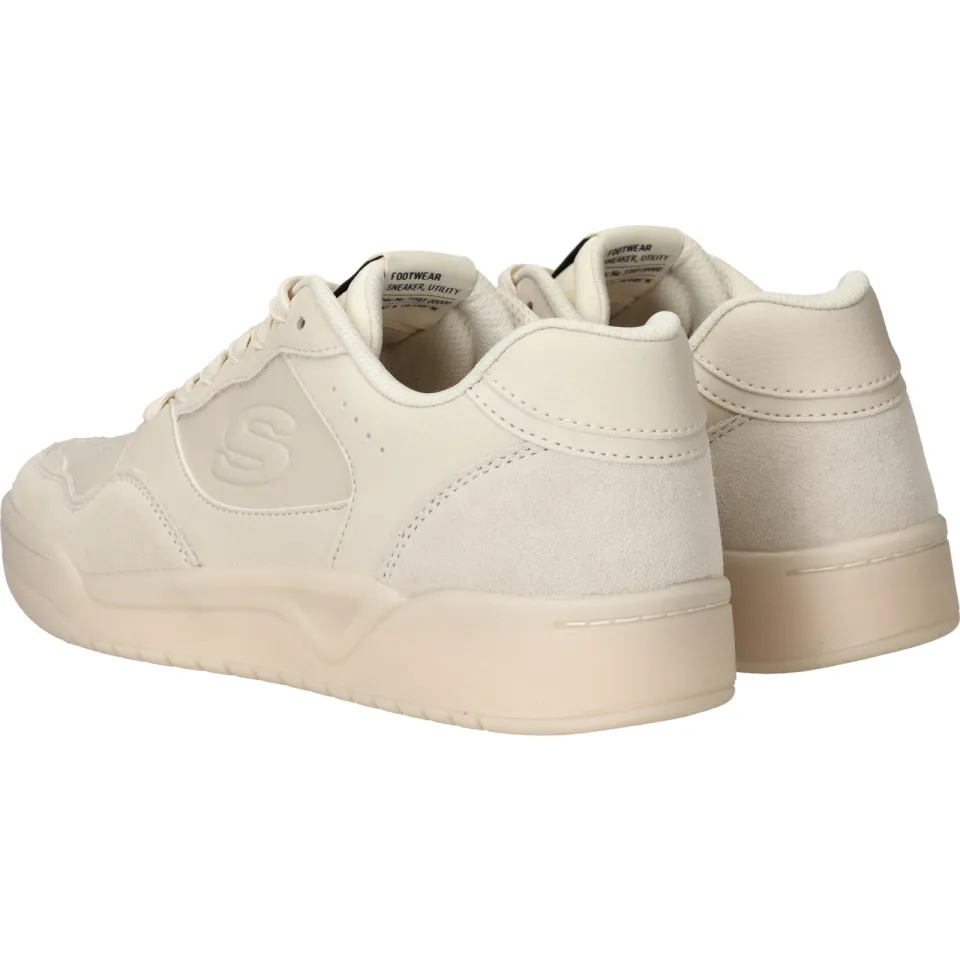 Skechers Koopa Court Volley Low Varsity Sneakers Heren Beige, foto 5