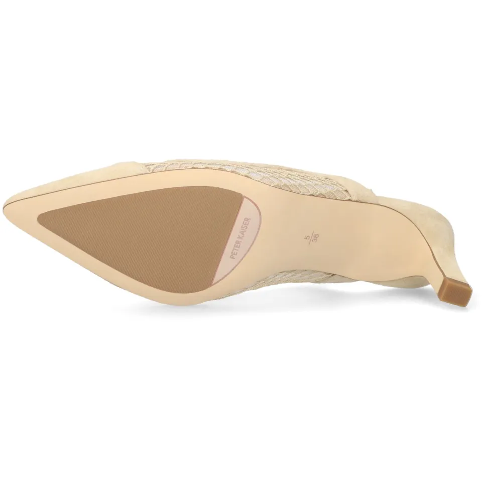 Peter Kaiser slingback pumps beige, foto 5