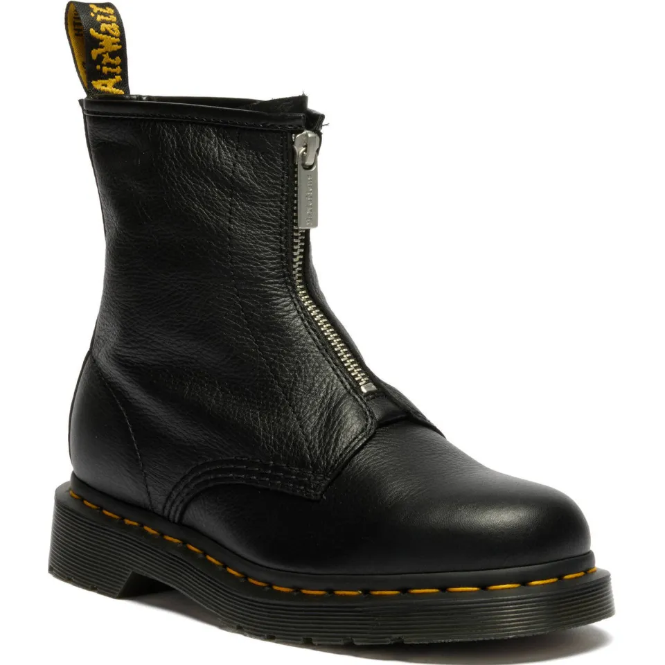 Dr. Martens 1460 Fz Black Virginia leren enkelboots zwart, foto 4