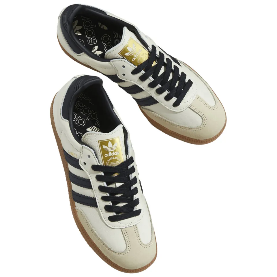 Adidas Originals Samba leren sneakers - beige/zwart, foto 5
