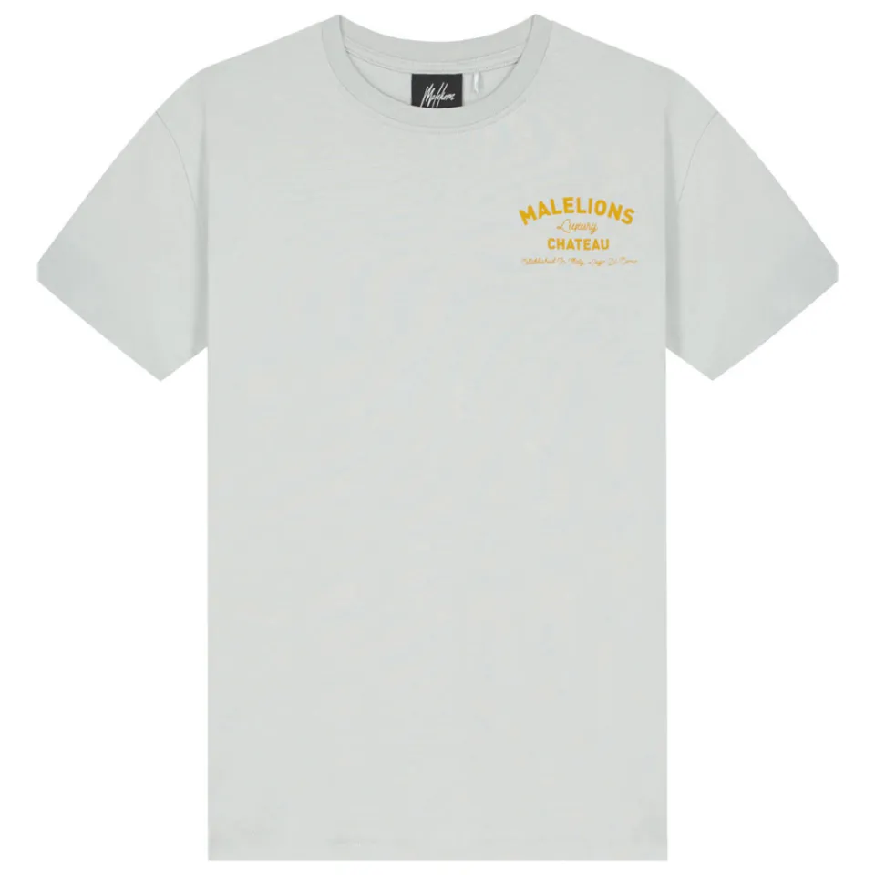 Malelions T-shirt grijsblauw, foto 2