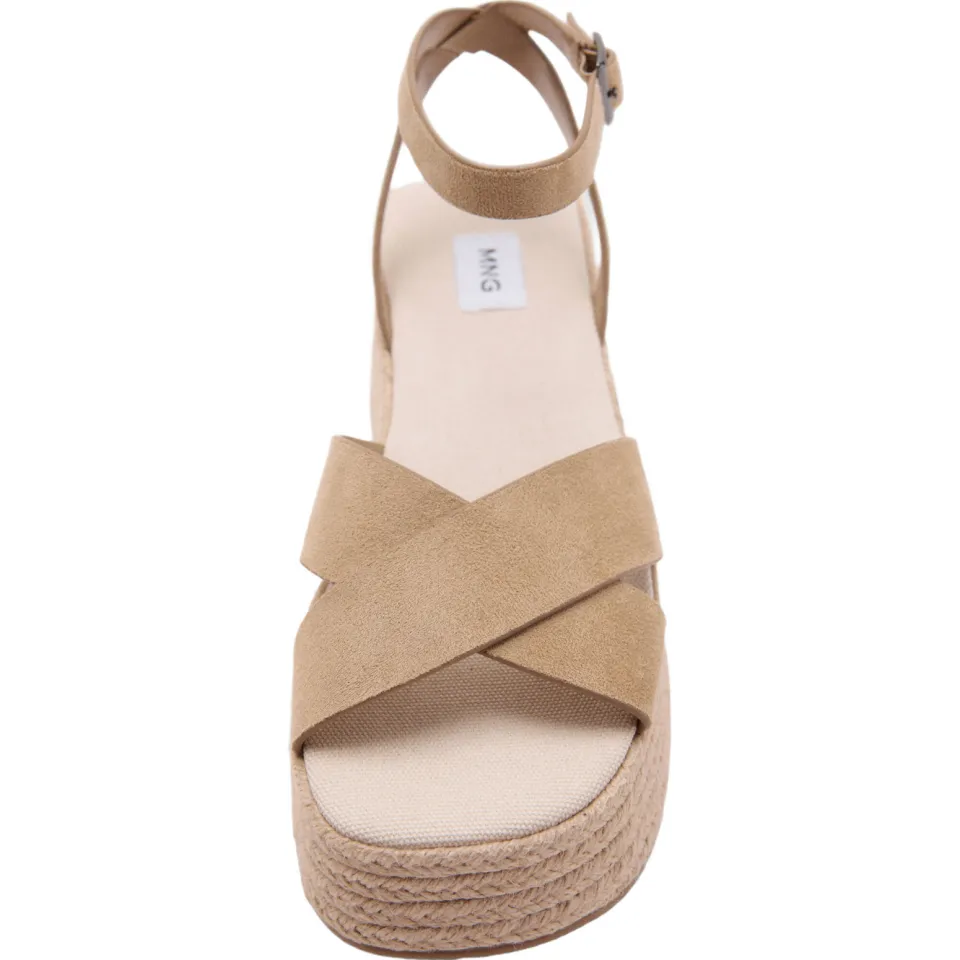 Mango TEEN plateausandalen lichtbruin, foto 5