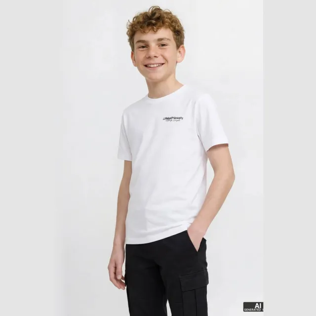 JJ Rebel T-shirt wit